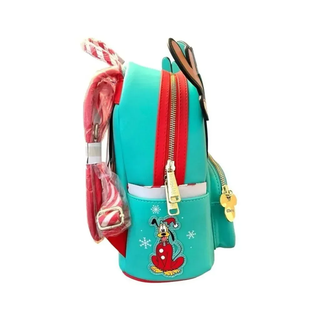 Loungefly Disney Light up Mickey Mouse Reindeer Cosplay Mini Backpack Christmas